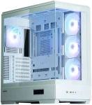 Zalman P50 DS biela / Midi tower ATX / 4X 120mm ARGB / 2x USB 3.0 + 1x USB-C / panoramatické sklo / bez zdroja (P50 DS White)