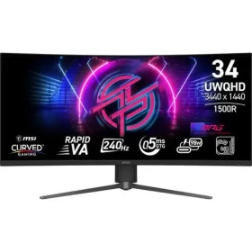 34" MSI MPG 346CQRF X24 čierna / VA / 3440x1440 / 21:9 / 4000:1 / 400cd-m2 / DP + HDMI + USB-C / VESA (MPG 346CQRF)