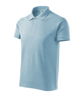 Bavlna Heavy pánske polo tričko sky blue S