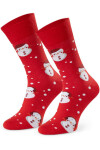 PÁNSKE VIANOČNÉ PONOŽKY 136 Červená 44-46
