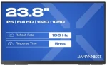 23,8" Japannext JN-MD-IPS238F-C6 čierna / Prenosný monitor / IPS / FHD 1920 x 1080 / 100Hz / FreeSync (JN-MD-IPS238F-C6)