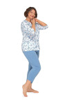 Dámske pyžamo Martel Maria II 201 3/4 M-2XL modrá M