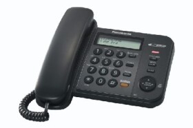 Panasonic KX-TS580FXB - jednolinkový telefón, čierny (5025232484683)
