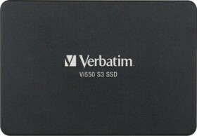 Verbatim Vi550 S3 256GB / SSD / 2.5 / SATA III / 3D NAND / R: 560MB / W: 430MB / IOPS R: 64784 W: 85901 / MTBF 2mh / 3y (49351)