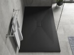 MEXEN - Hugo Sprchová vanička obdĺžniková 200x100, čierna 42701020
