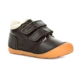 Bisgaard Carter Lamb Dark brown zimné barefoot topánky 21 EUR