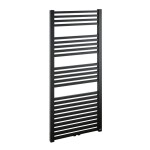 Radiátor kombinovaný Isan Quadrat 150,5x60cm stredové pripojenie čierna matná DQUA15050600CSMS DQUA15050600CSMS