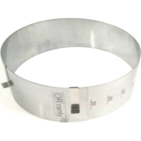 Nastaviteľná tortová forma kruhová 22-26 cm (výška 8 cm) - DR ranty - DR ranty