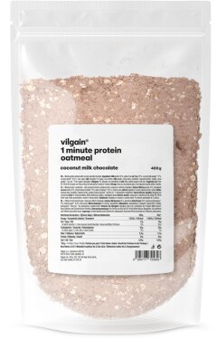 Vilgain Minútová proteínová kaša – Kokos s mliečnou čokoládou 400 g
