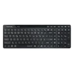 A4Tech FStyler FBK27C AS čierna / Bezdrôtová klávesnica / CZ layout / Bluetooth / 2.4GHz USB-A Nano prijímač (FBK27CAS-BK)