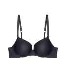 PURE MICRO - Hodvábne jemná podprsenka s neviditeľnými švami Triumph BLACK 85C
