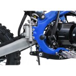 Mamido Detská benzínová motorka RamiGO ULTRA 66 125CC modrá