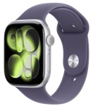 Apple Apple Watch Series 11 OLED 46 mm Cyfrowy 416 x 496 px Ekran dotykowy strieborný Wi-Fi GPS