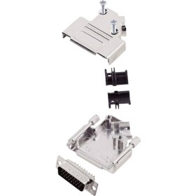 Encitech D45ZK15-HDP26-K 6355-0013-02 sada D-SUB kolíkové lišty 45 ° Pólov: 26 spájkovaný 1 sada; 6355-0013-02