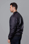Čierno-červená pánska bunda bomber (AK95-1A) -Goodlooking M