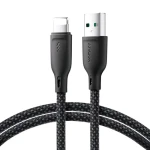 Joyroom Multi-Color Series S-A34 Nabíjací kábel USB-A (M) - Lightning (M) 3A 1m čierna (6941237110527)
