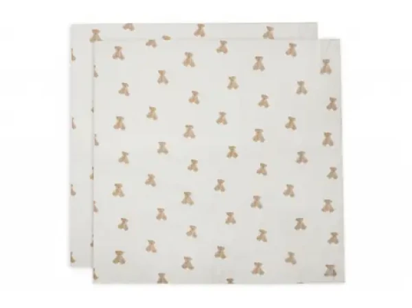 Jollein Plienky zavinovacie 2 ks 115x115 cm Teddy Bear (535-852-66095)