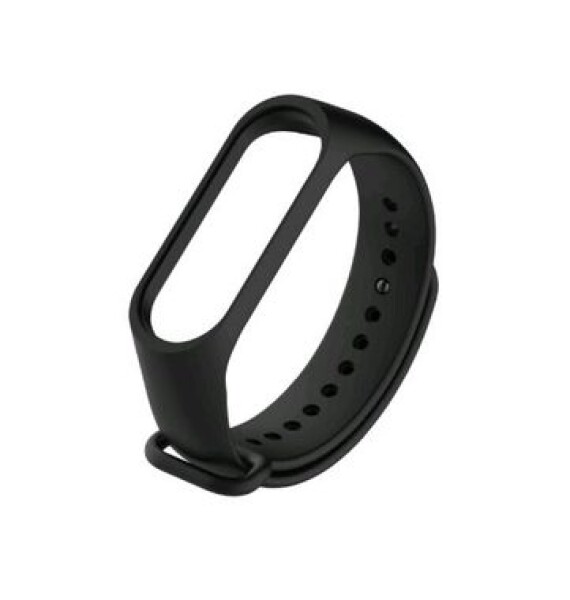 Tactical 513 Silikónový Remienok pre Xiaomi Mi Band 3 amp; 4 čierna (8596311086908)