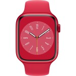 Apple Watch 8 GPS 45mm Red Alu Sport