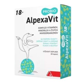 ALPEXAVIT Probio 18+ 30 kapsúl