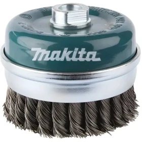 Makita miskovitá drôtená kefa 100 mm / Brúsna kefa / M14 / drôt 0,5 mm / pomosadená (D-29290)