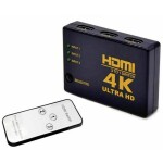 Marmitek 3 porty Prepínač HDMI s diaľkovým ovládaním, možnosť 3D prehrávania 3840 x 2160 Pixel; 4260135961751