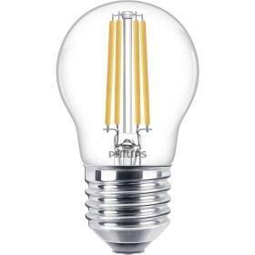 Philips Lighting 76231500 LED En.trieda 2021 E (A - G) E27 kvapkový tvar 6.5 W = 60 W teplá biela (Ø x d) 4.5 cm x 7.8 cm 1 ks; 76231500