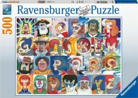 Ravensburger Puzzle Abeceda v tvárach /500 dielikov/ od 12 rokov