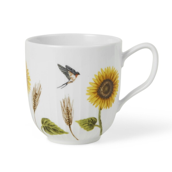 KÄHLER Porcelánový hrnček Hammershøi Summer Sunflower