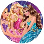 Jedlý papier Barbie bábik s korunkou 19,5 cm - Pictu Hap - Pictu Hap