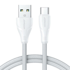 Joyroom S-UC027A11 Surpass Nabíjací kábel USB-A (M) - USB-C (M) 3A 0.25m biela (S-UC027A11 0.25m Whi)