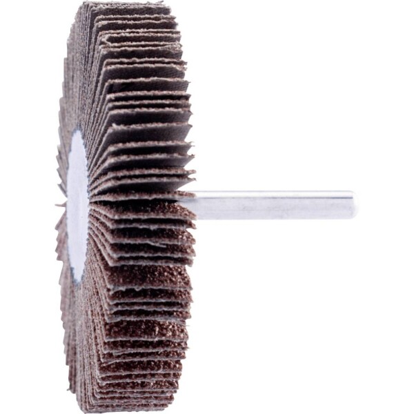 PFERD TOOLS PFERD korundová lamelová brúska F Ø 80x15 mm hriadeľ Ø 6 mm A40 na jemné brúsenie a konečnú úpravu 47801548 10 ks; 47801548