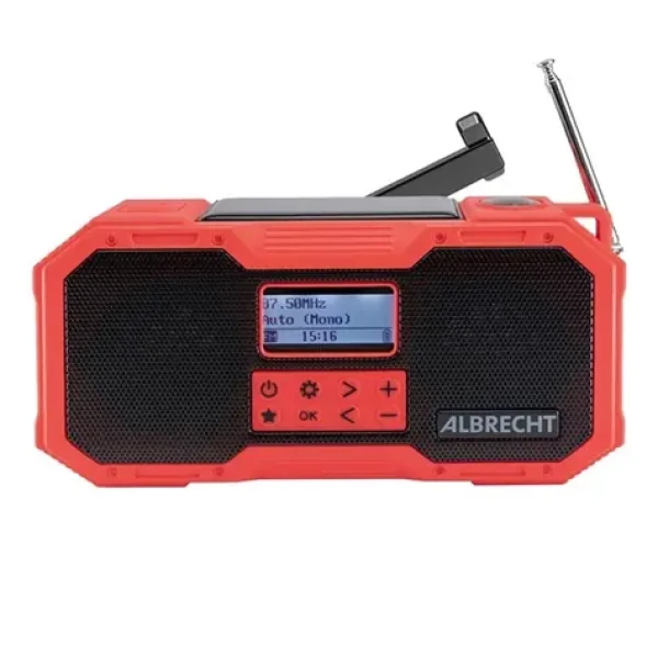 Albrecht DR 112 / DAB+ rádio / Bluetooth / powerbanka / solárne nabíjanie / IPX5 (100001756052)