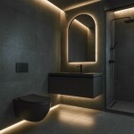 REA - Závesná WC misa Carlo Mini Tornado NF BLACK MATT REA-C3000