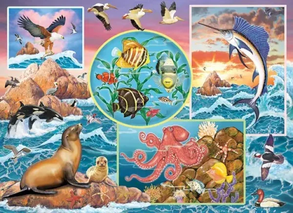 COBBLE HILL Rodinné puzzle Kúzlo oceánu