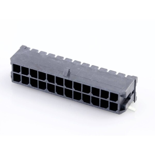 Molex vstavaná pinová lišta (štandardná) Počet pólov 24 Raster (rozteč): 3.00 mm 430452411 1 ks Tape on Full reel; 430452411