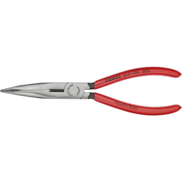 Knipex 26 21 200 pre elektroniku a jemnú mechaniku ploché ihlové kliešte 40 ° zahnuté 200 mm; 26 21 200