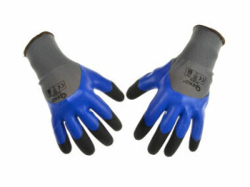 GEKO Ochranné pracovné rukavice - zosilnené prsty veľkosť 10 (G73577)