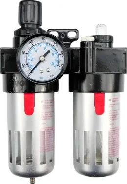 Vorel 81556 / Regulátor tlaku vzduchu 1/2" / max. 10 bar / s filtrom (90 cm3) a primazávaním (60 cm3) (TO-81556)