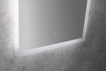 AQUALINE - FAGO zrkadlo s LED osvetlením 50x70cm, dotykový senzor, stmievateľné FA060