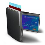 Kožená mini peňaženka Mondraghi One Black
