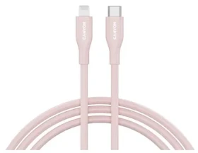 Canyon CLNM60SC10 ružová / Nabíjací kábel / USB-C - Lightning / MFi / 60W / 1m (CNS-CLNM60SC10PS)