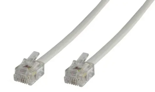 MicroConnect Modulárny kábel RJ12 2m biela (MPK102)