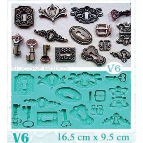 Silikónová forma kľúča a zámkov - Galias Moulds - Galias Moulds