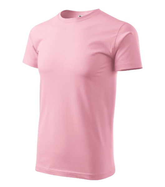 Základné tričko pánske ružové 3XL