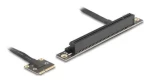 DeLock adaptér Mini PCIe - PCIe 3.0 x16 90 ° / Adaptér / PCIe 3.0 / Kábel 0,2 m / Bootovateľný (81294)