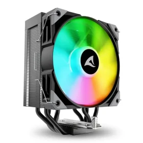 Sharkoon A40 RGB čierna / 1x 120mm / 220W TDP / 1800 RPM @ 30 dB / RGB / AMD + Intel (4044951041992)