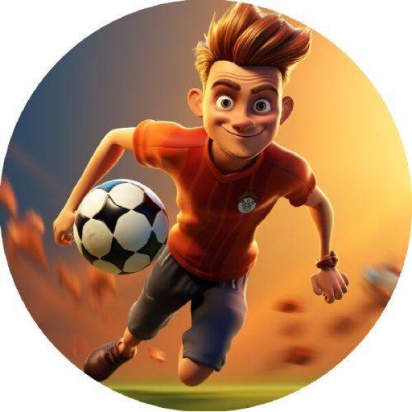 Jedlý papier futbalistu 19,5 cm - PICTURE - PICTURE