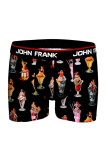 Pánske boxerky John Frank JFBD356 černá