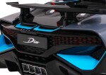 Mamido Detské elektrické autíčko Bugatti Divo čierne